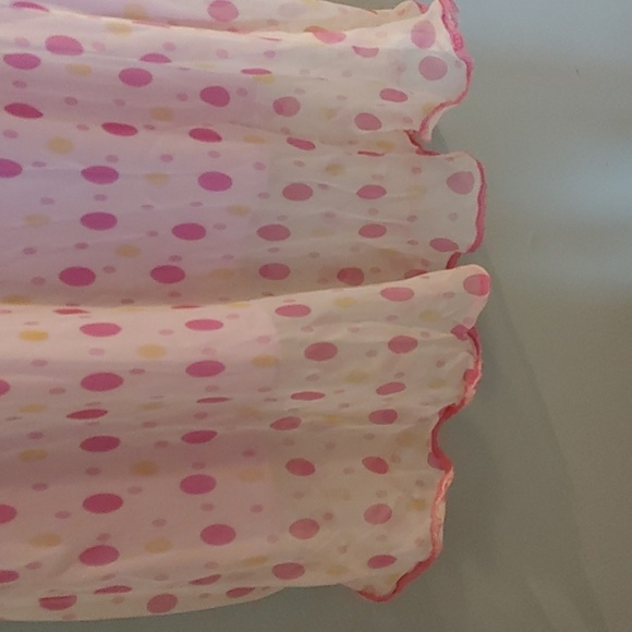 Vintage 100% Silk Dress Size 14 Polka Dot Pink - Picture 5 of 16